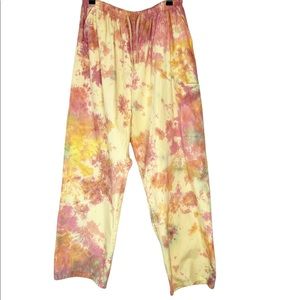 CoCoom Custom Tie Dye Scrub Pants Size XL